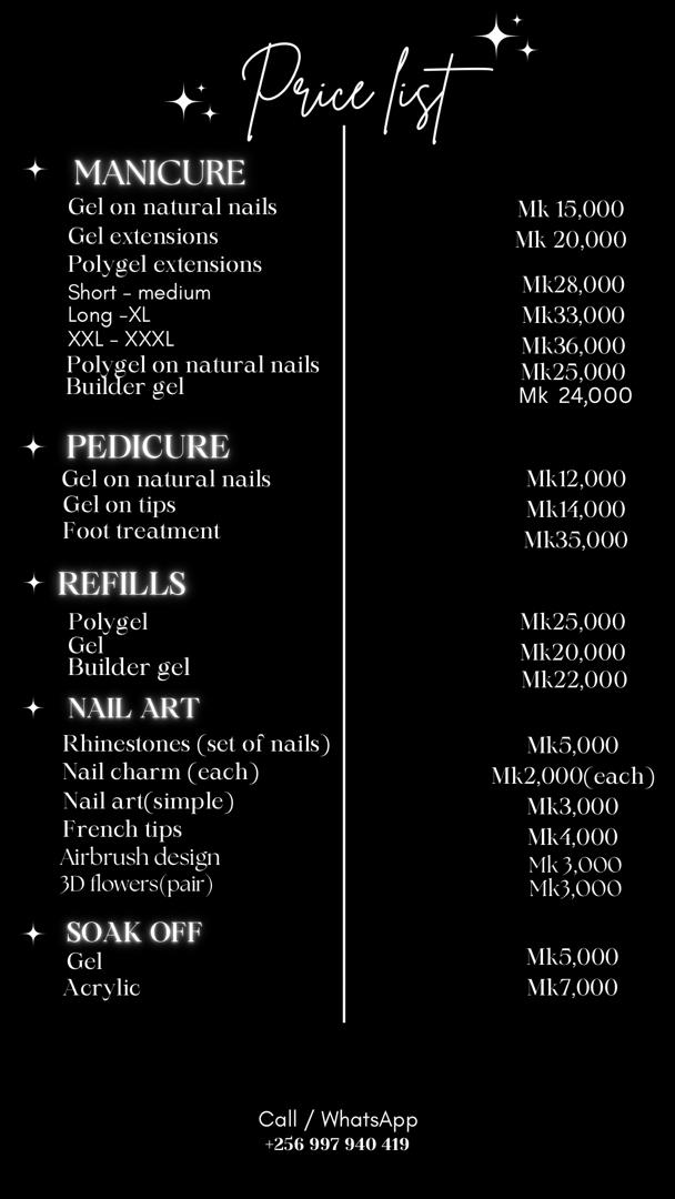 Lauryn Luxe Beauty Price List